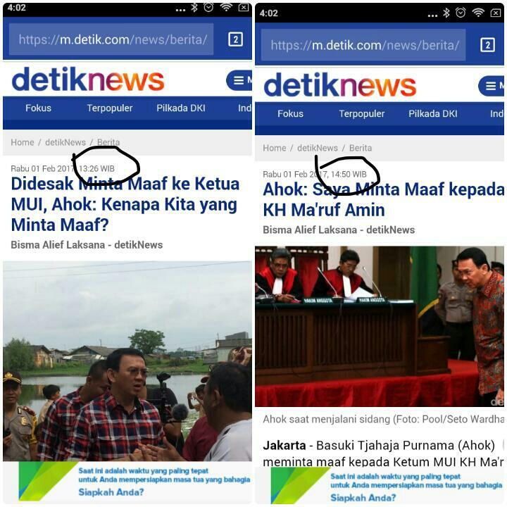 Ahok plin-plan dalam meminta maaf