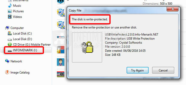 Kurang Dari 25 Detik Bisa Memperbaiki Flashdisk Write Protected Dengan Software