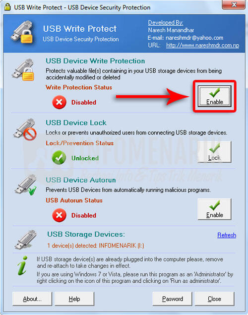 Kurang Dari 25 Detik Bisa Memperbaiki Flashdisk Write Protected Dengan Software