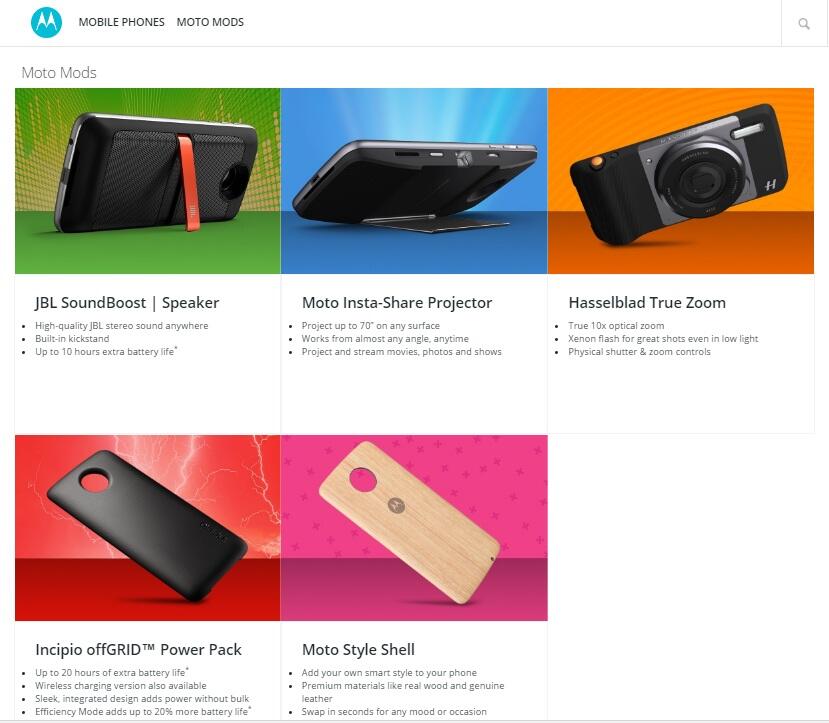 Motorola Moto Z with MODs (FR)