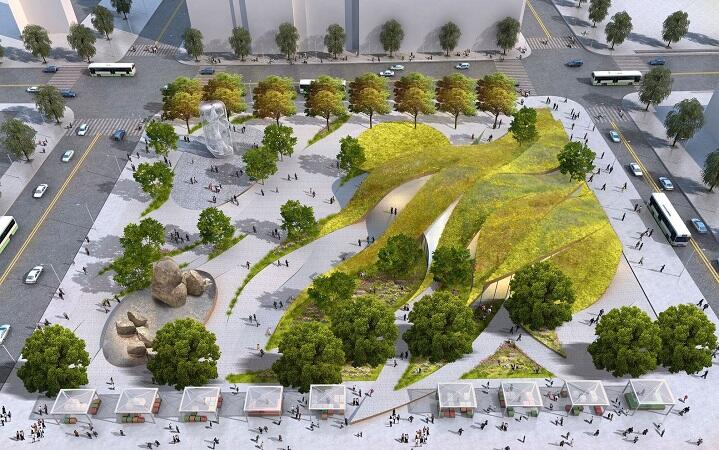 Keren Gan! Begini Desain Taman Unik di Los Angeles