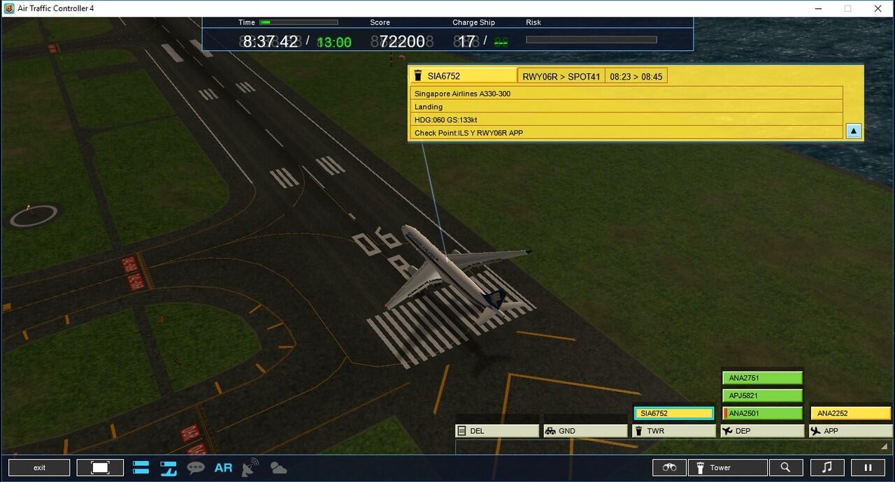 Airport Traffic Control Simulation - I Am an Air Traffic