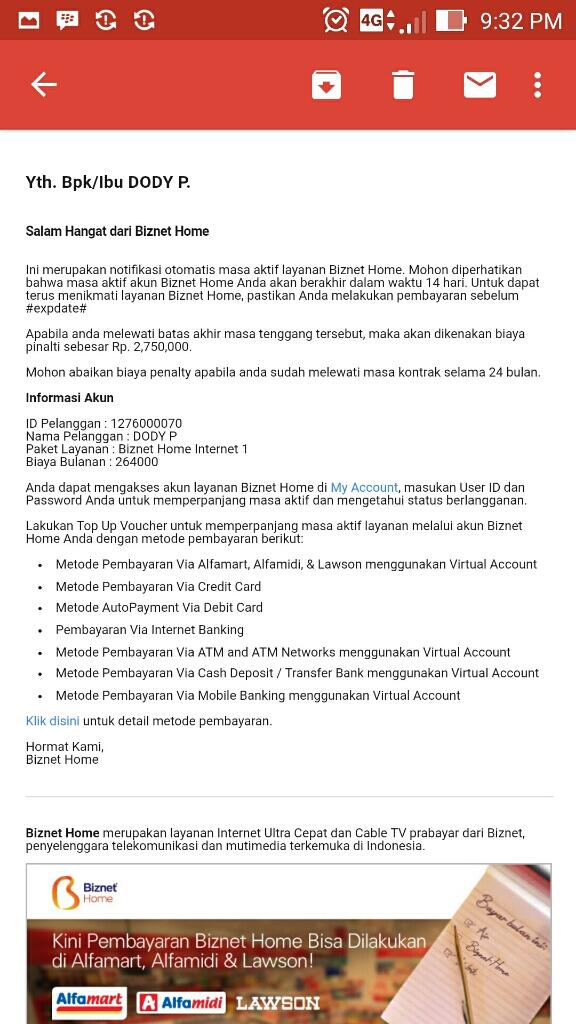 Kejanggalan Biznet