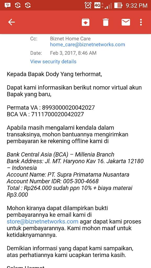 Kejanggalan Biznet