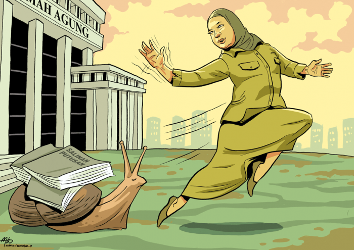 Absurditas kelambanan eksekusi putusan hukum
