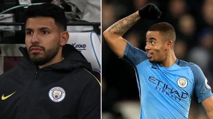 Sergio Aguero Tak Terima Posisinya Direbut Gabriel Jesus