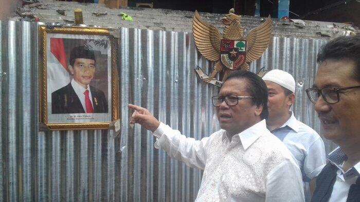 Ketika Oesman Sapta Melihat Foto Jokowi Saat Tinjau Lokasi Kebakaran di Pasar Senen