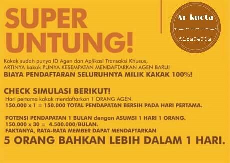 Agen kuota murah ayo buruan join! nunda join nunda sukses