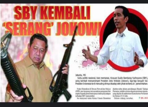 SBY KEMBALI ‘SERANG’ JOKOWI