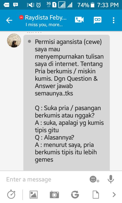 Kumis pria di mata wanita gan!