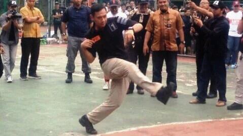 Ketika Tendangan Keras Agus Yudhoyono Mampu Jebolkan Gawang