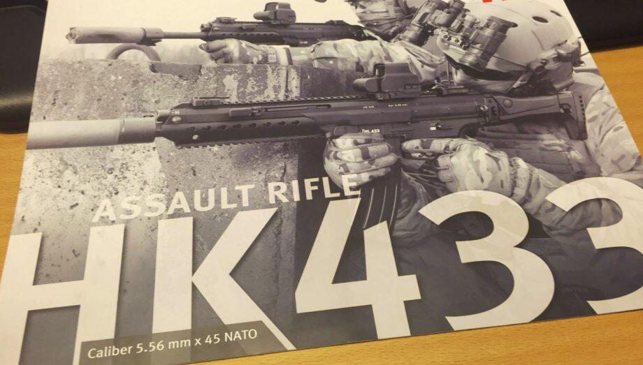 Senjata Baru Pengganti G36 Bundeswher , HK433