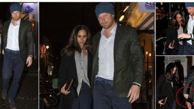 Pangeran Harry Tertangkap Kamera Gandeng Sang Pacar, Meghan Markle