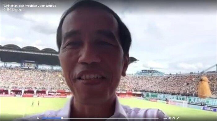 Presiden Joko Widodo: &quot;Maju terus sepak bola Indonesia!&quot;
