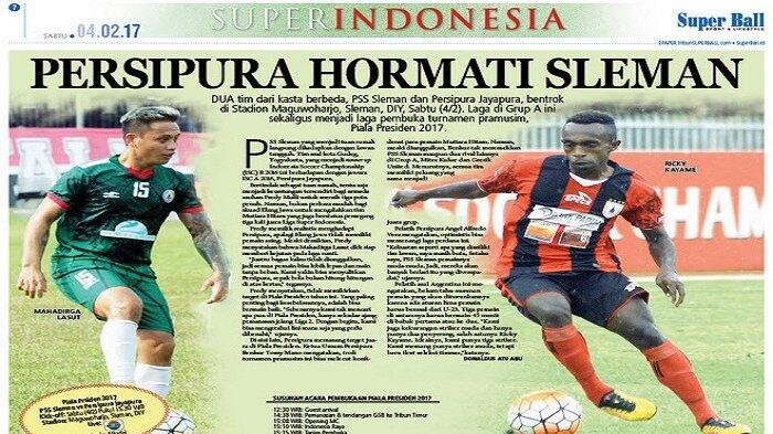 PSS Sleman Siap Beri Kejutan pada Persipura Jayapura
