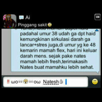 Dicari Reseller Pembalut Natesh Atasi Keputihan & Masalah Haid