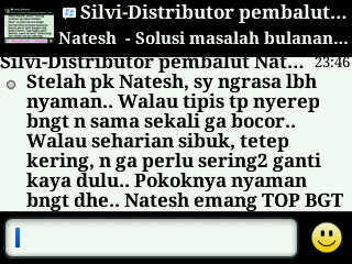 Dicari Reseller Pembalut Natesh Atasi Keputihan & Masalah Haid