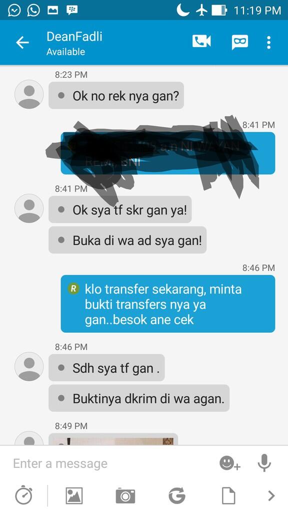 TOLONG ANE GAN, BUYER/PENIPU KIRIM BUKTI TRANSFER PALSU