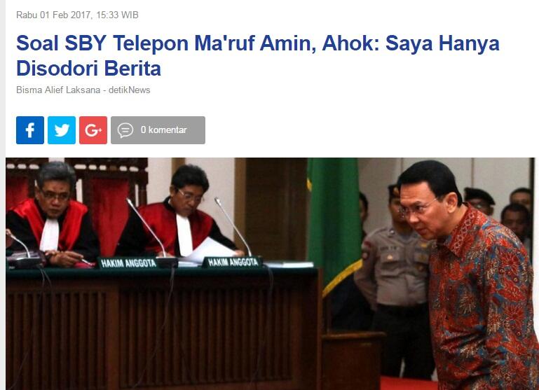 Soal Penyadapan, SBY Akan Dilaporkan Kuasa Hukum Ahok