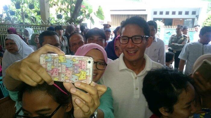 Sandiaga Uno Ajak Rival-rivalnya Turunkan Suhu Politik Jelang Hari Pencoblosan