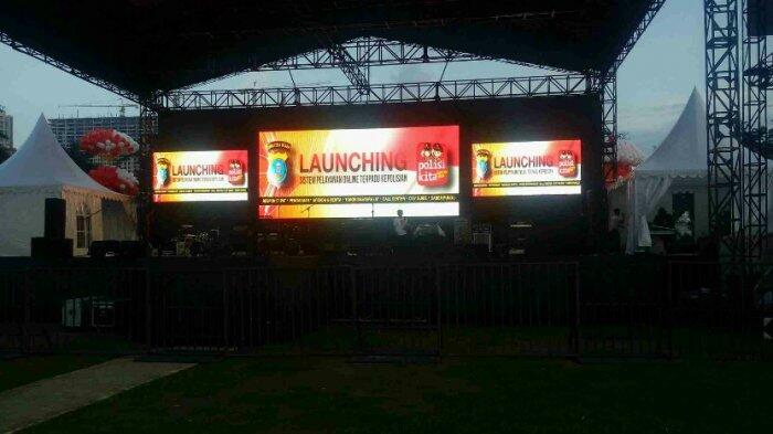 Ribuan Anggota Keluarga Polri Padati Lapangan Merdeka Medan