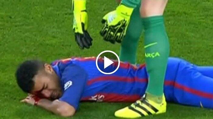 Ya Tuhan, Begini Kepala Rafinha saat Barcelona Kalahkan Bilbao