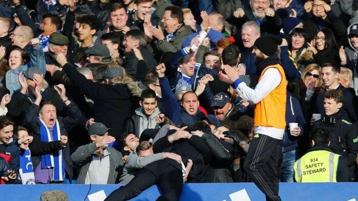 Ya Tuhan, Antonio Conte Menggila saat Eden Hazard Jebol Gawang Arsenal