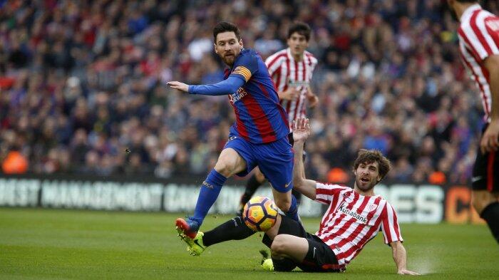 Di Camp Nou, Barcelona Koyak Gawang Athletic Bilbao
