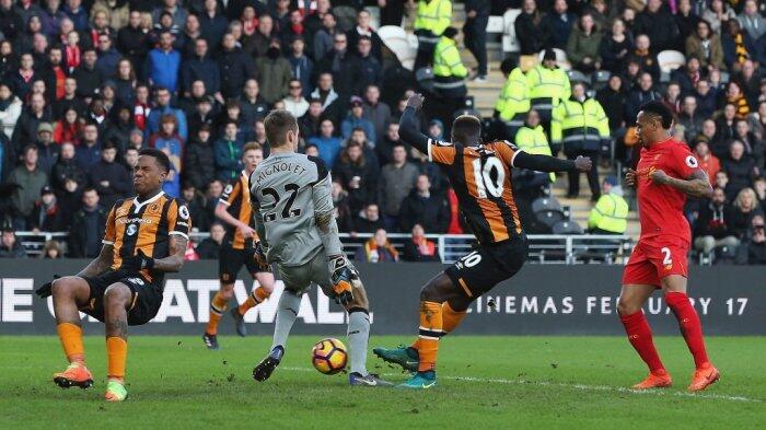 Tak Berdaya, Liverpool Telan Kekalahan Atas Hull City