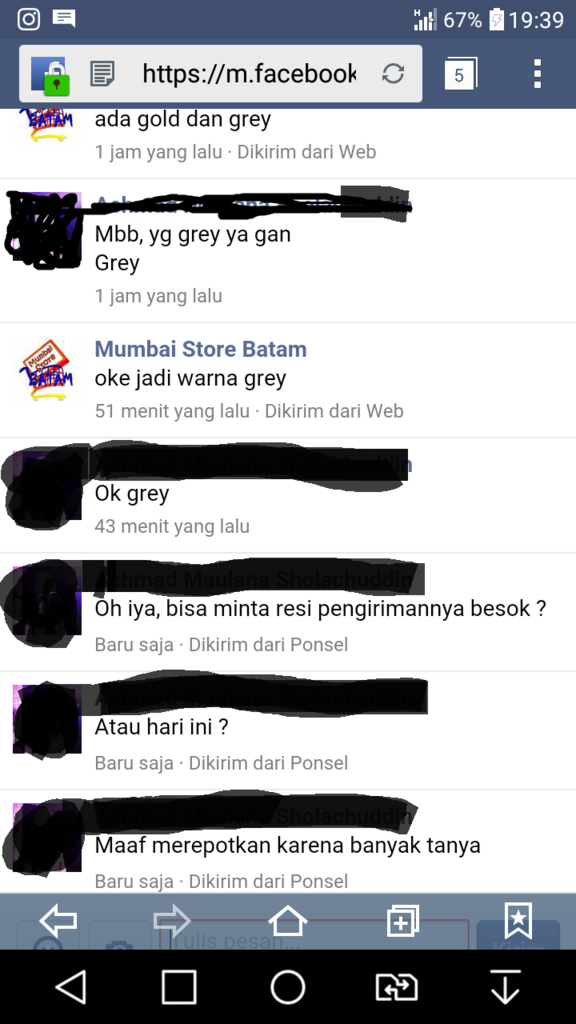 MUMBAI STORE BATAM FIX PENIPU FACEBOOK