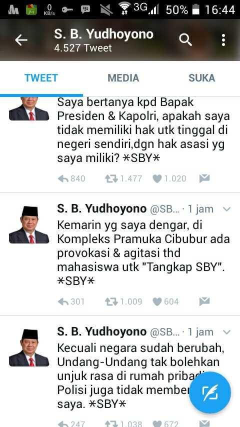 SBY: Rumah Saya di Kuningan 'Digeruduk' Ratusan Orang