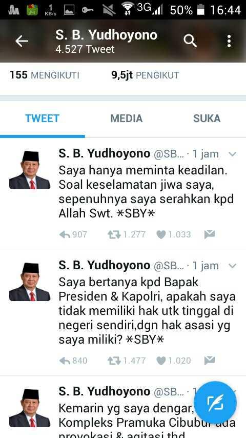 SBY: Rumah Saya di Kuningan 'Digeruduk' Ratusan Orang