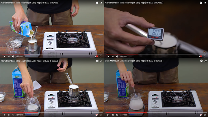 Cara Membuat Milk Tea Dengan Jelly Kopi by BREAD &amp; BEANS