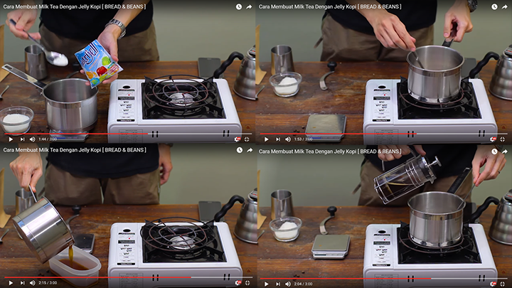 Cara Membuat Milk Tea Dengan Jelly Kopi by BREAD &amp; BEANS