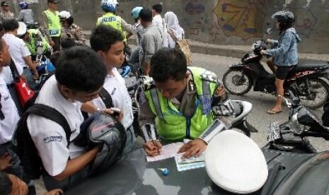 Siswa Bawa Kendaraan ke Sekolah Bakal Dirazia