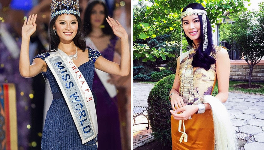 perbedaan ratu kecantikan dunia di catwalk dan dunia nyata.
