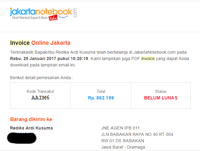Janji Manis Klaim Garansi Jakmall