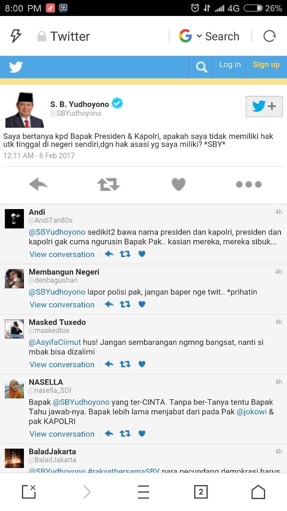 #SayaBertanya Kpd Presiden, Netizen Heboh, Curhat Sang Mantan Presiden