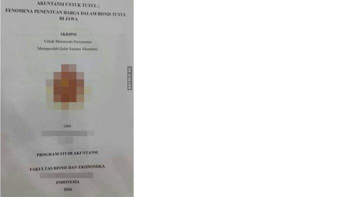 Ada Mahasiswa Akuntansi Bikin Skripsi yang Mengulas Tentang Bisnis Tuyul!