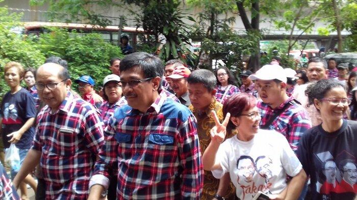 Djarot Minta Didoakan Warga Rusun Klender Agar Menang Pilkada