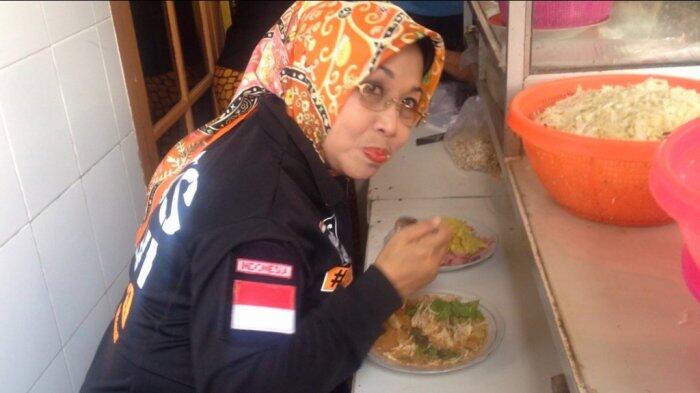 Kampanye di Bidaracina, Sylviana Murni Ajak Wartawan Makan Asinan