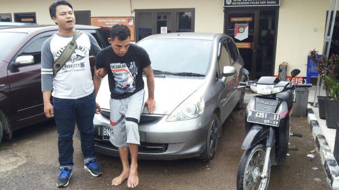 Pelaku Curat di Babel Ini Gonta-ganti Mobil