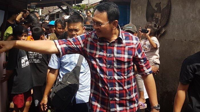 Hujan dan Angin Kencang Sambut Ahok Saat Blusukan di Kalideres