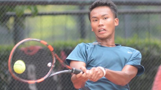 Muhammad Althaf Lolos ke Babak Utama Combiphar Tennis Open 2017