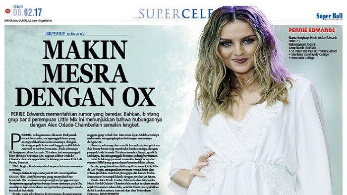 Alex Oxlade-Chamberlain Makin Lengket dengan Perrie Edwards