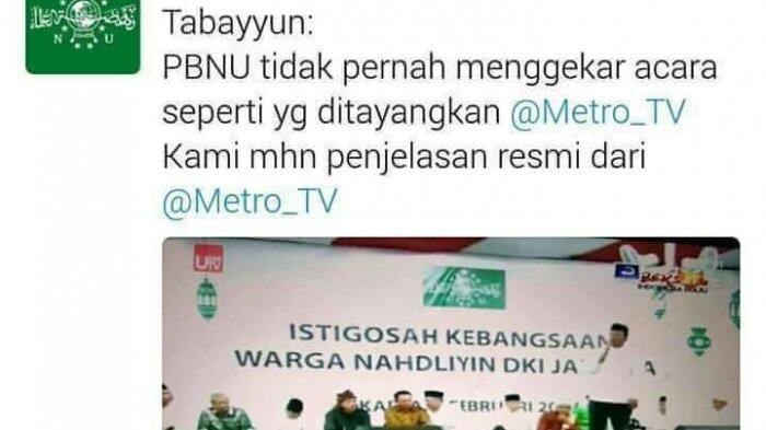 PWNU DKI Siap Tindak Pengurus yang Ikut Istigosah Bersama Ahok