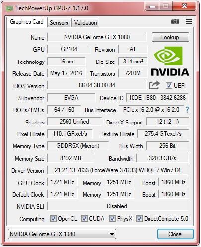 &#91; VGA &#93; Review EVGA GTX 1080 FTW GAMING ACX 3.0