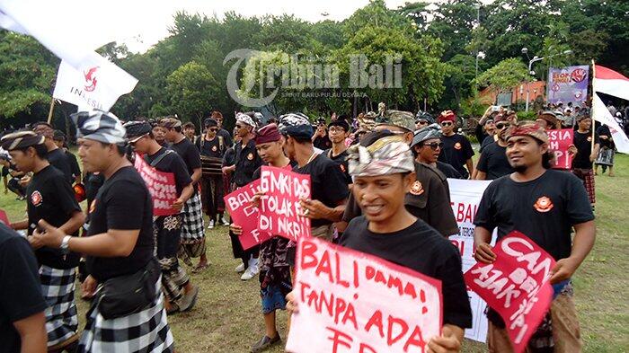 Arti Celuluk dan Reog Yang Ditampilkan Dalam Aksi Tolak FPI di Bali