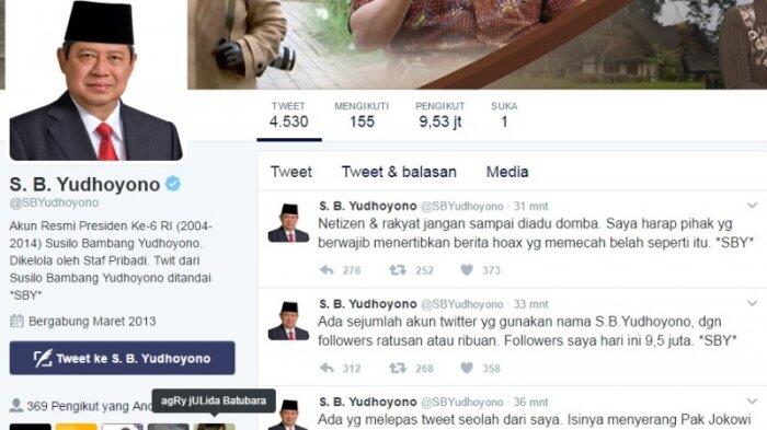 9 Kicauan SBY yang Sempat Populer di Kalangan Netizen