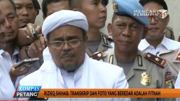 Rizieq Tak Boleh Hadiri Sidang Ahok Tanpa Panggilan JPU